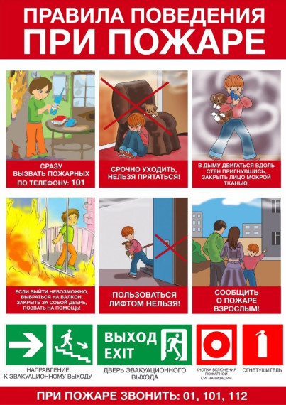 Правила пожарной безопасности для детей.